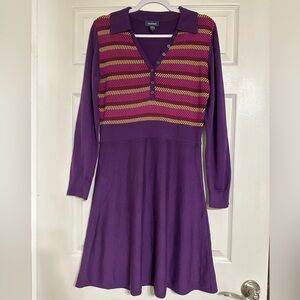ModCloth Marsha, Marsha, Marsha purple sweater dress